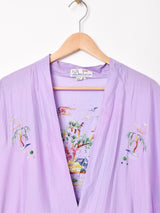 Made in China オリエンタル 刺繍 チャイナガウン