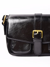 【2色展開】フェイクレザー 2way ショルダーバッグ