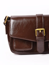 【2色展開】フェイクレザー 2way ショルダーバッグ