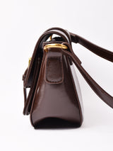 【2色展開】フェイクレザー 2way ショルダーバッグ