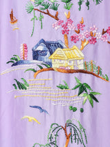 Made in China オリエンタル 刺繍 チャイナガウン