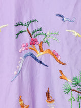 Made in China オリエンタル 刺繍 チャイナガウン