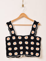 【2色展開】Emerald Motel 花柄 グラニースクエア ビスチェ