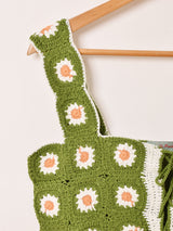 【2色展開】Emerald Motel 花柄 グラニースクエア ビスチェ