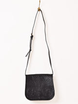 【2色展開】型押し レザー スクエア ショルダーバッグ