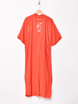 オリエンタル 刺繍 ロング丈 チャイナガウン