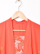 オリエンタル 刺繍 ロング丈 チャイナガウン