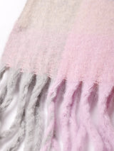 【4色展開】大判 カラフルチェック ストール