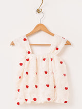 【2色展開】Meridian 刺繍 シャギー バルーン キャミソール