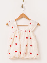 【2色展開】Meridian 刺繍 シャギー バルーン キャミソール