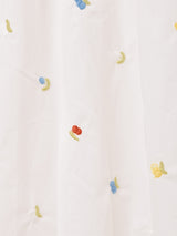 Meridian 小花 刺繍 キャミソールワンピース