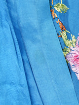 Made in China 花柄 刺繍 チャイナガウン