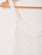 【2色展開】Emerald Motel レースミックス キャミソールワンピース