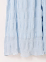 【3色展開】Meridian フリルギャザー ノースリーブワンピース