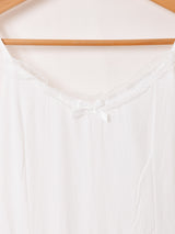 【3色展開】Meridian レースリボン キャミソールワンピース