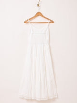 【3色展開】Meridian レースリボン キャミソールワンピース