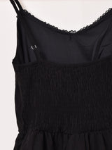 【3色展開】Meridian レースリボン キャミソールワンピース