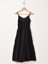 【3色展開】Meridian レースリボン キャミソールワンピース