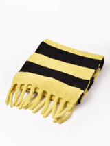 【3色展開】フリンジ ボーダー柄 マフラー