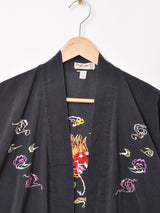 Made in China オリエンタル 刺繍 ミディアムガウン