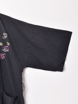 Made in China オリエンタル 刺繍 ミディアムガウン