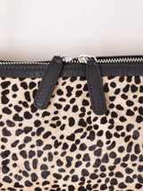 【2色展開】レオパード ドラム型 ショルダーバッグ