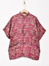 オリエンタル 刺繍 チャイナシャツ