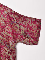 オリエンタル 刺繍 チャイナシャツ