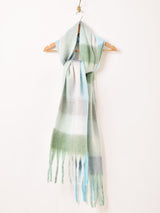 【6色展開】大判 カラフルチェック ストール