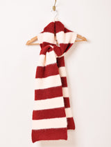 【3色展開】ボーダー柄 マフラー