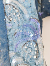 ”Judith Ann Creations" レース×レザー ジャケット