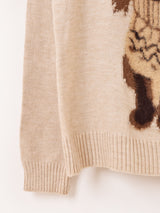 Meridian ダックスフント タートルネックセーター