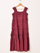 【3色展開】Emerald Motel シャーリング キャミソールワンピース