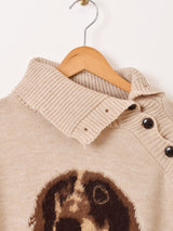 Meridian ダックスフント タートルネックセーター