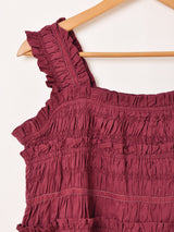 【3色展開】Emerald Motel シャーリング キャミソールワンピース