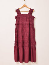 【3色展開】Emerald Motel シャーリング キャミソールワンピース