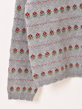 【2色展開】Meridian 花柄 カーディガン