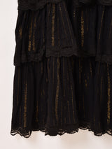 【2色展開】Emerald Motel ラメ ラッフル キャミソールワンピース