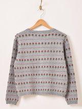 【2色展開】Meridian 花柄 カーディガン