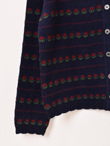 【2色展開】Meridian 花柄 カーディガン