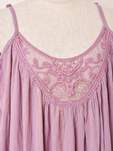 【2色展開】Emerald Motel ラメ レース キャミソールワンピース