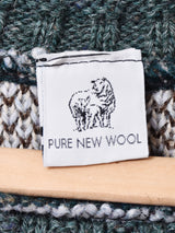 ヒツジ ケーブルセーター