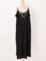 【2色展開】Emerald Motel ラメ レース キャミソールワンピース