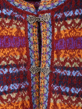 Meridian フェアアイル柄 チロルカーディガン