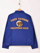 【3色展開】Backers タイガー刺繍 ジップジャケット