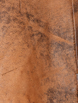 リメイク フリンジ レザースカート