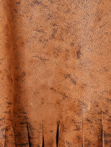 リメイク フリンジ レザースカート