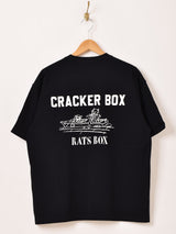【2色展開】 プリントTシャツ「CRACKER BOX」