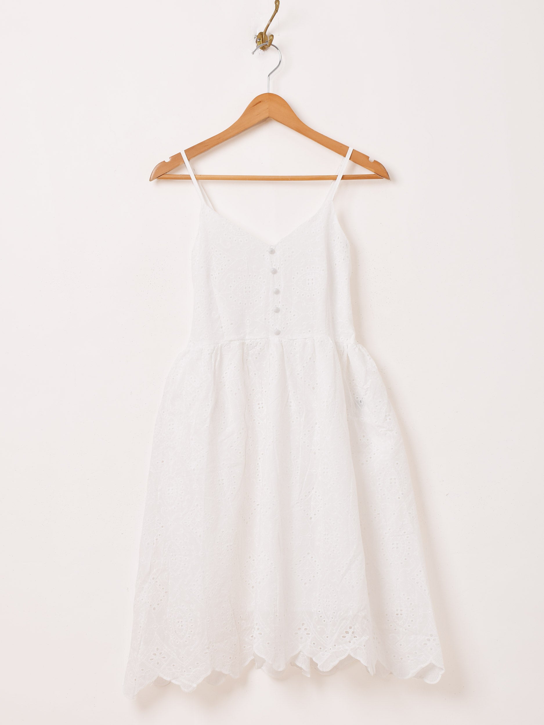 Meridian カットワークレース キャミソールワンピース – 古着屋