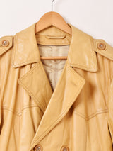 レザー トレンチコート